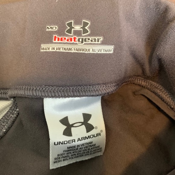 Under Armour Gray & Light Purple Athletic Shorts - Picture 3 of 6